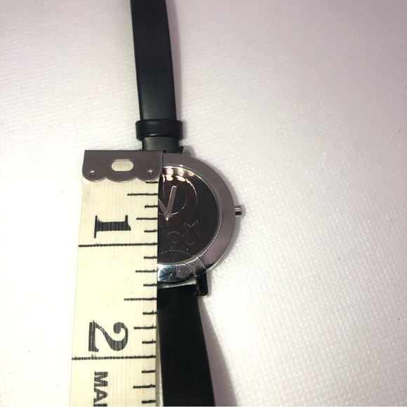 D&g Dolce & Gabbana Hoop-La Silver LoBlack Dial DW0520 Authentic 6” - 8.2” - Picture 6 of 7